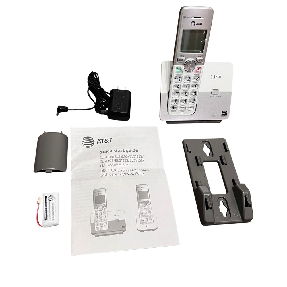 AT&T EL51103‎ DECT 6.0 Cordless Phone Caller ID Call Waiting Open Box - New